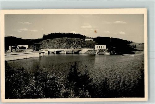 Lobenstein Am Stausee der Bleiloch Saaletalsperre Ausflugsschiff Landhaus der BSG Empore