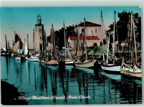 Ravenna 1951 Hafen Leuchtturm
