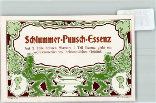 Jugendstil Schlummer Punsch Essenz