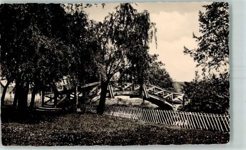 Lychen Brücke über den Mühlenbach im Friedrich Ebert Park