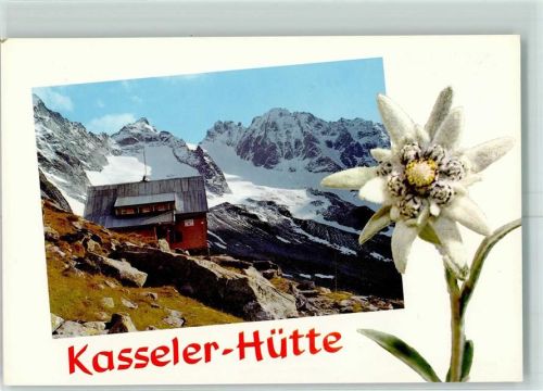 Kasseler Hütte Beschreibung aufgeklebt Hüttenstempel