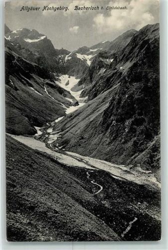 Einödsbach Allgäuer Hochgebirge Bacherloch