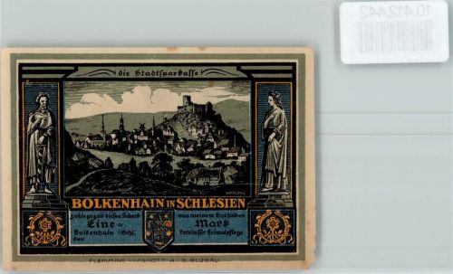 Bolkenhain Bolkow - Notgeld Burg Schweinehaus und Bolkoburg