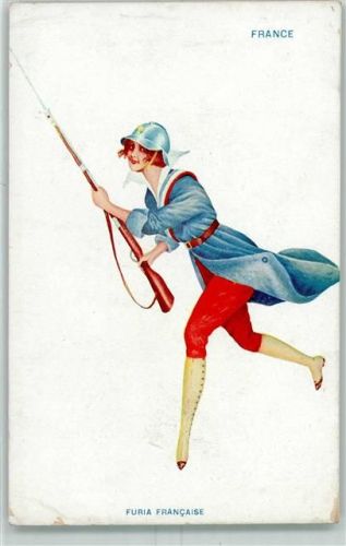 Les femmes soldat Serie 9 Nr. 29 AK