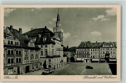 Löbau Altmarkt Rathaus
