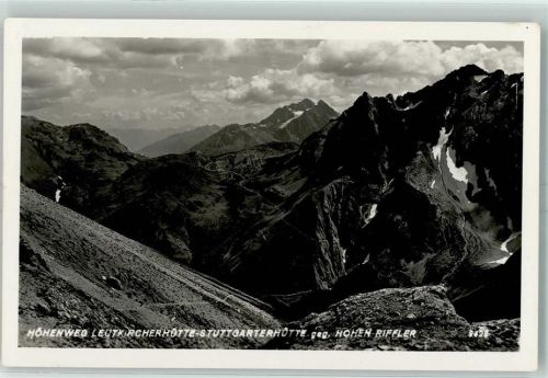 St. Anton Höhenweg Leutkirchener Hütte Stuttgarter Hütte g. Hohen Riffler