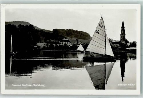 Mattsee Segelboot