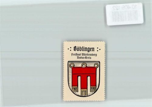 Böblingen Vignette Wappen Kaffee Hag ca 1920-1940