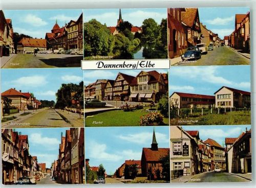 Dannenberg Markt Bahnhohstraße Bergstraße Feldstraße Markt Volksschule Mühlenstraße Auto