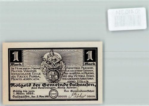 Dalhausen Notgeld
