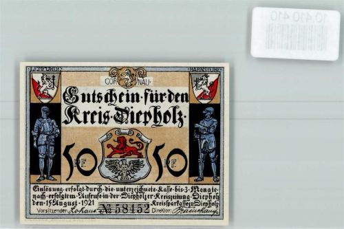 Diepholz Notgeld Ritter