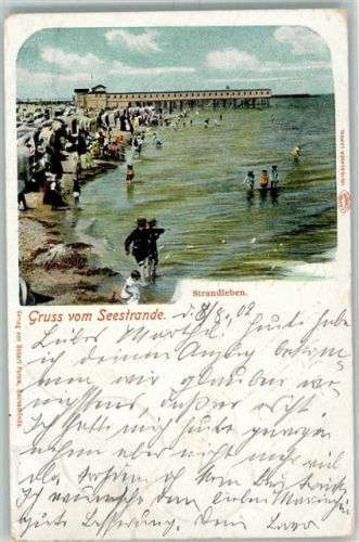Seebad Heringsdorf 1902 Strandleben