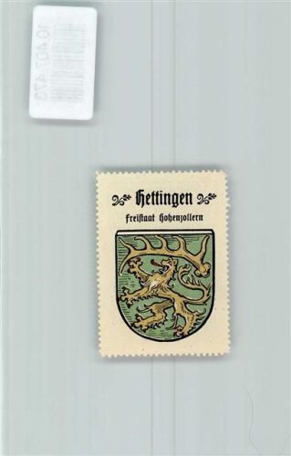 Hettingen Vignette Wappen Kaffee Hag 1920-1940