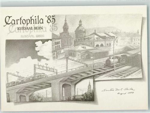 Bern Cartophila 1985 limitierete Auflage Nr. 0106 von 1000 Ex.
