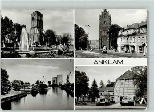 Anklam Nicolaikirche Steintor Hafen Theater