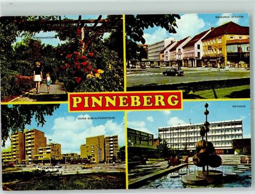 Pinneberg Bismarck Straße IDUNA Einkaufszentrum Rathaus Rosengarten