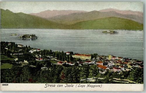 Stresa con Isola (Lago Maggiore) No.00420