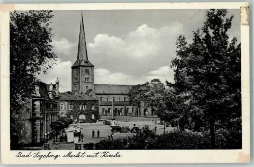 Bad Segeberg Markt mit Kirche