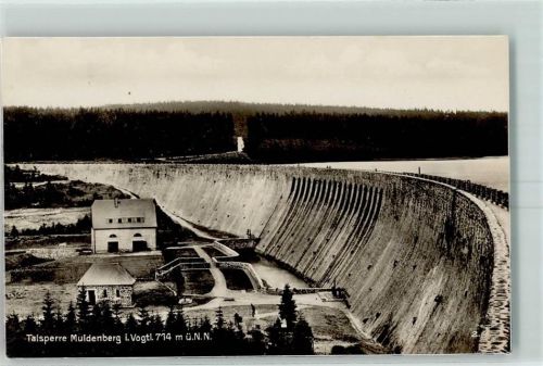 Schöneck Talsperre Muldenberg Staumauer