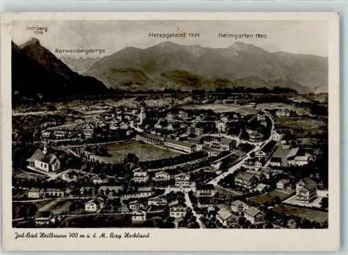 Bad Heilbrunn Bayrische Alpen Jochberg Karwendelgebirge Herzogstand Heimgarten