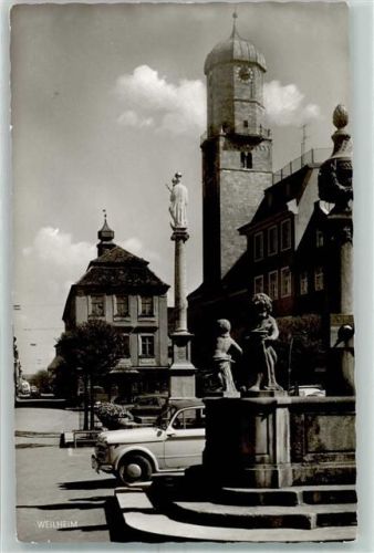 Weilheim Marienplatz Mariensäule Stadtpfarrkirche Maria Himmelfahrt
