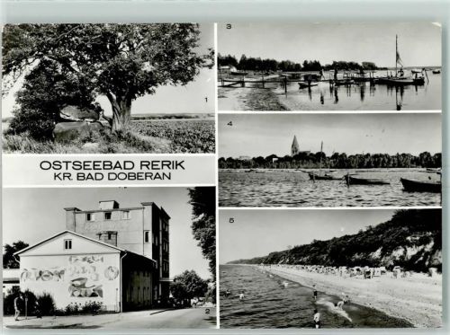 Ostseebad Rerik Hünengrab Kurhaus Salzhaff Boote Bootssteg Strand