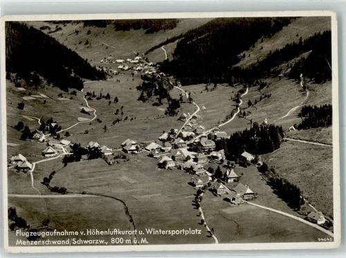 Menzenschwand Fliegeraufnahme