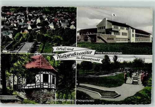 Pfalzgrafenweiler Haus Hohenwaldach Rot-Kreuz-Fahne Nördlinger Hütte Minigolf