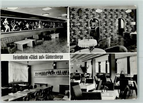 Güntersberge Ferienheim Glück auf Foyer Bar Knappenstube Speisesaal