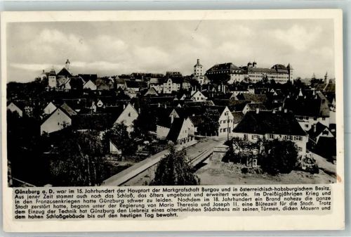 Günzburg Schloß Günzburg Chronik