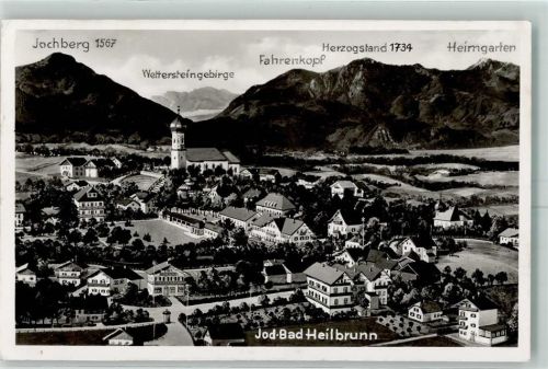 Bad Heilbrunn Jochberg Wettersteingebirge Fahrenkopf Herzogstand Heimgarten