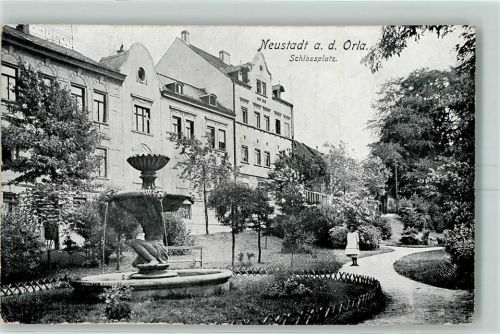 Neustadt Schlossplatz Bahnpost Leipzig Saalfeld Zug 847