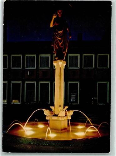 Pirmasens Johannes-Brunnen Nachtaufnahme