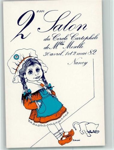 2. Salon du Cercle Cartophile de Moselle 1982 AK Nr. 425 Tirage 500