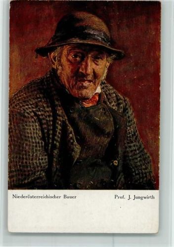 Niederösterr. Bauer -sign Jungwirth - Verlag Schwerdtfeger Nr. 574 AK