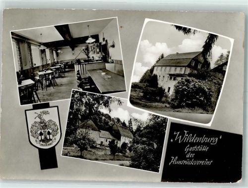 Kempfeld Gasthaus Wildenburg Gastraum Tresen