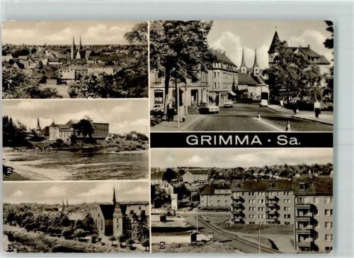 Grimma Am Muldenwehr Leipziger Straße Straße des Aufbaus