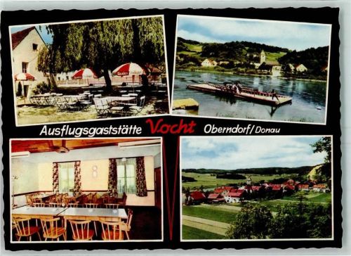 Oberndorf Gasthaus Vocht Gastraum Gartenterrasse