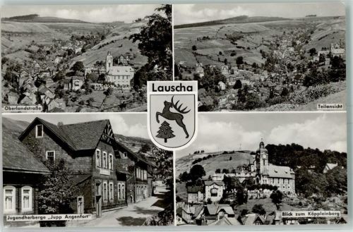 Lauscha Wappen Oberlandstraße Kirche Jugendherberge Jupp Angenfort Köppleinberg