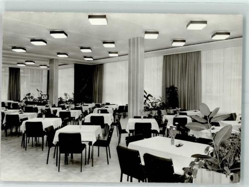 Borkow Ferienheim der DKK Scharfenstein Speisesaal