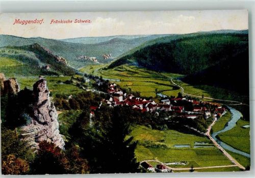 Muggendorf Fränkische Schweiz Fels Stempel WK II