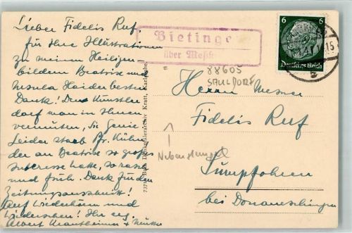 Bietingen Landpoststempel