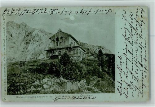 Partenkirchen Hochgebirgsvilla Schachen AK