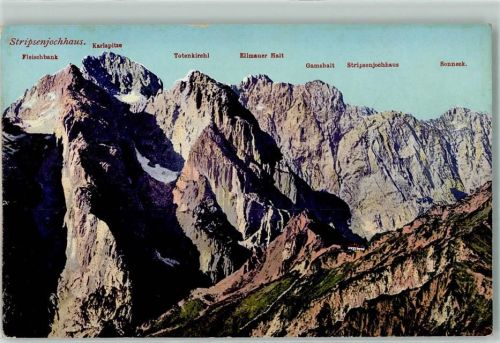 Ebbs Fleischbank Karlspitze Totenkirchl Ellmauer Halt Gamshalt Sonneneck Stripsenjochhaus Hüttenstempel