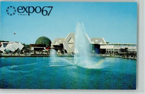 Ausstellung - Expo 1967 - Place de Nations, sehr gute Erhaltung AK