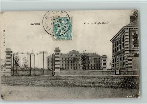 Melun Caserne Infanterie AK