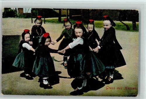 Nr. 2121 Verlag Bäcker - Kindertanz Ringellreihen AK
