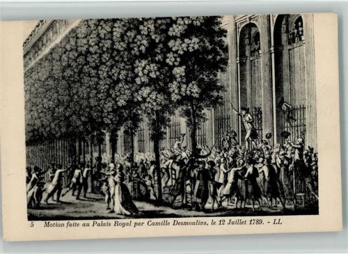 1920 Nr. 5 - Motion faite au Palais Royal par Camille Desmoulins 1789 AK