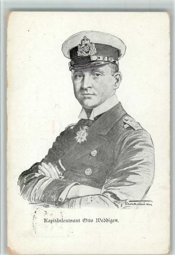 1915 Otto Weddigen AK