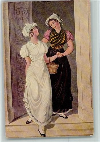 Nr. 4 Hausmädchen und Näherin - Serie I Hamburger Trachten
